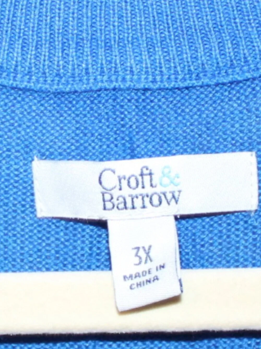 NWT Croft &Barrow Royal Blue cardigan 3X Nice! - Picture 2 of 5